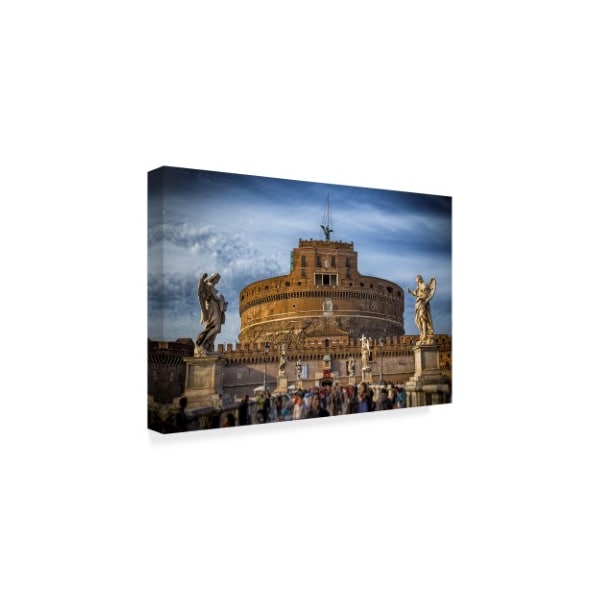 Giuseppe Torre 'Way Over The Tevere' Canvas Art,30x47